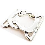 ダルマカン シルバー メタリック ゴムベルト 30mm幅用 3cm幅用 バックルなし