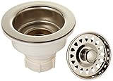Jones Stephens B02405 Polished Nickel Basket Strainer [並行輸入品]