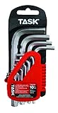 Task Tools T16039 L-Type Hex Key Set, Short Metric, 10-Piece [並行輸入品]