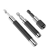 Fenteer ドライバービットホルダー　伸縮式　エクステンションホルダー　接続ソケット　2個入り