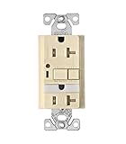 Cooper Wiring Devices TRVGFNL20A Tamper Resistant 20-Amp Combination GFCI Receptacle with Nightlight