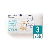 1パック割引サイズ3キャリーパック56 (Carrefour) (x 6) - Carrefour Discount Size 3 Carry Pack 56 per pack (Pack of 6)