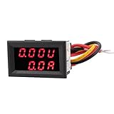 DealMux DC 0-200V 100AレッドLEDデュアルデジタルパネル電圧計電流計メータ
