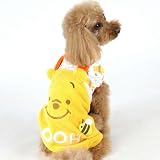 ペットパラダイス ディズニー くまのプーさん 顔柄 ロンパース 【ダックスS】