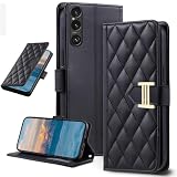Kitzomi for Xiaomi Redmi 12 5G ケース 手帳型 レドミ12 5g スマホケース 手帳型 xiaomi 12 5g ケース redmi 12 5g xig03 ケース redme12 5g スマホケース レッドミー12 5g ケース redmi 12 5g 手帳型ケース 上品 高級レザー 人気 ブランド スタンド機能 カード収納 マグネット開閉式 耐衝撃[ブラック]