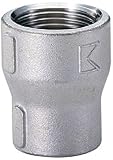 キッツ ステンレス鋼製ねじ込み管継手 [SCS13A] “径違いソケット " KITZ-PRS(1) 3/8B [10A] (3/8×1/4)