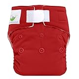 Sweet Pea Newborn All-In-One Diaper - 6-12 lbs (Red) by Sweet Pea