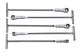 スナップオン  Snap-on T型ラチェッテイングレンチ 5ピースセット ミリサイズ 【並行輸入】 RTBM605