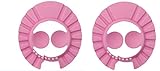 2 Pcs Safe Shampoo Shower Bathing Protect Soft Cap Hat for Baby Children Kids,by Kings Deal (pink) b