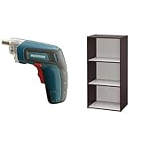 『電動ドライバー 充電式 RD110-G グリーン』と『カラーボックス デザイン 3段 幅41.5×奥行29×高さ88cm ブラウンオーク DCX-3』のセット