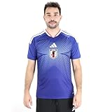 [アディダス] 半袖 Tシャツ 2026 サッカー日本代表 ホーム レプリカ ユニフォーム メンズ DAZ45 ジャパンブルー/アッシュブルー (KD3345) XS