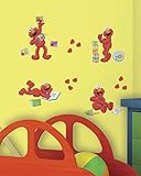 ルームメイツ(RoomMates) 壁に貼ってはがせるウォールステッカー セサミストリート エルモセントリック