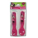 Minnie Bowtique 4pc Fork & Spoon Set in Bag by MINNIE BOWTIQUE