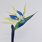 super1798 Artificial Flower Bird Of Paradiseフェイク植物シルクStrelitzia reginaeホームインテリア ホワイト 8117019