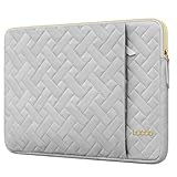 Lacdo ラップトップスリーブケース 用 14 インチ新しい MacBook Pro M5 Pro/Max A3426 A3427 (2026)、M5/M4/M3/M2/M1 A3434 A3112 A3401 A3185 A2918 2025-2021、13.8インチ Surface ラップトップ 7th コンピューターバッグ、グレー