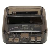 HDDスタンド 2ベイ デュプリケーター HDD ドッキング ステーション 2 PROT USB3.0 拡張ポート 6Gbps転送速度 インターフェース 2.5/3.5 インチ HDD/SSD/IDE ハードディスクドライブ (米国プラグ)