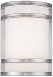 Minka Lavery 9801-144-L 14W LED Pocket Lantern, Brushed Stainless Steel by Minka Lavery