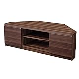 背面収納テレビ台 ステラ コーナー ウォールナット