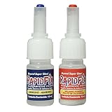 ユニテック(Unitec) ラピッドフィクス 超強力瞬間接着補修材 (主剤+粉末セット10ml)