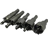 5点 セット 超硬 インパクト ドライバー 電動 ドリル ホールソー 16 18 20 22 24ｍｍ 鉄 アルミ ステンレス アソート (16 18 20 22 24ｍｍ)