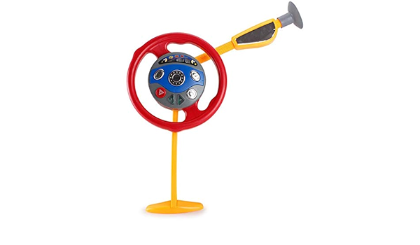 Sodial ベビー用電子後部座席 運転席 カーシート ステアリングホイール 子供のおもちゃ 音楽吸盤 運転ハンドル知育玩具 パズル おもちゃ Amazon