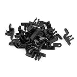 車の車両のための20個のプラスチックフードプロップロッドサポートクランプブラック