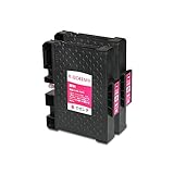 【pomme】 GC41MH マゼンタ 顔料 お得な2本セット 增量 リコー対応 互換インク 残量表示機能付 ISO14001/ISO9001認証工場 (GC41 GC41H)