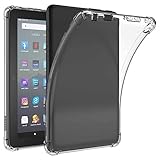 【PCATEC】Fire HD 10 2021 第11世代 / Fire HD 10 Plus 2021 クリア TPU ソフト カバー保護カバー軽量 薄型 コーナーガード 四隅保護吸収 耐衝撃 指紋防止 衝撃 吸収 擦り傷防止 クリア ソフト カバー ケース (Fire HD 10 2021 第11世代 / Fire HD 10 Plus 2021, 四隅保護 TPU透明ケース)