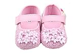 GoGokids 赤ちゃんファーストシューズ ベビーシューズ ファーストシューズ フラワー お花飾り  軽くて やわらかい  女の子 室内 歩行練習に 出産お祝いプレゼント  ベビー用品 ベビーソック