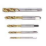 5 PC 高速鋼チタンコーティングスパイラル溝デザインドリルビットセット q #