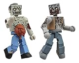 - 群れゾンビ2パックガッツゾンビ＆焼けZomie：デッドMinimatesシリーズ1ウォーキングダイアモンドセレクトおもちゃ Diamond Select Toys Walking Dead Min