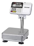 A&D 防塵・防水台はかり(内蔵プリンター付き) HW-10KCP ≪ひょう量:10kg 最小表示:0.001kg 皿寸法:250(W)*250(D)mm 検定無≫
