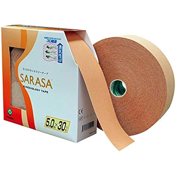 Amazon.co.jp: ファロス キネシオロジーテープ ベージュ 5.0cm幅×5.0m