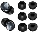 A-Pcas 低反発イヤーピース Soundcore用 Liberty 4用 Life P2 Mini 用 Space A40用 Soundcore Air 2 Pro用 ウレタン製イヤーピース 記憶フォームイヤーチップ Fit in the Case 遮音性 フィット感 装着感向上 S/M/L 3ペアセット ブラック (214SCB3)