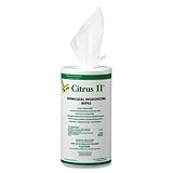 Wholesale CASE of 15 - Beaumont Citrus II Germicidal Wipes-Germicidal Deodorizing Wipes, 125 Wipes, 