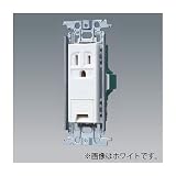 パナソニック 埋込アースターミナル付接地コンセント 金属取付枠付 15A 125V 利休色 WTF11313GK