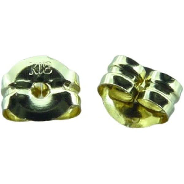 Amazon | 日本製 18金 イエローゴールド 5mm 丸玉 ピアス 両耳 ペア