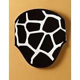 【（両面柄）ジラフブラック】　【両面柄タイプ】巻いてもかわいい柄が出る☆首かっくんにならない頭あて　ヘッドサポート☆エルゴ・コラン他社抱っこひもにも！