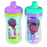 The First Years Disney Doc Mc Stuffins Insulated Sippy Cup, 9 Ounce (Color and design may vary) by D