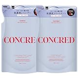【セット販売】 コンクレッド CONCRED シャンプー 詰め替え 350ml + トリートメント 詰め替え 350g 各種1個セット 高濃度シャンプー＆トリートメント (くせ・うねり髪に 上質ストレート髪へ)
