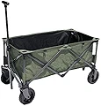 カーゴ5095 アウトドアワゴン KTNJC5095-KHAKI 95×50×87cm バーベキュー 公園で活躍！耐荷重100㎏ 女性でも楽々