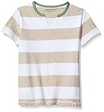 Burt 's Bees Baby Little Boys ' Rugby Stripe Tee (幼児/子供 US サイズ: XL カラー: ベージュ