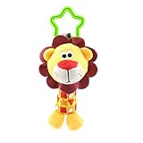1 pcs Baby Plush Rattlesハンドルおもちゃソフト漫画ライオン動物ハンドベルDevelopmentalインタラクティブおもちゃ幼児子供のベビーカーベビーベッド高椅子とインタラクティ