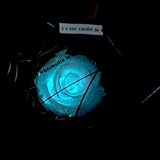 暗闇で光るバラのプリザーブドフラワー box入り〔1輪〕　蓄光　ローズ (発光色 ブルー)