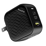 【Amazon限定ブランド】PD 充電器 66w 急速充電器 BassPal USB-C×2+USB-A 高速充電器 3ポート【GaN (窒