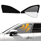 【ハンドルカバー付き】2in1一体式 トヨタ ハリアー 80系 着脱簡単 サンシェード メッシュカーテン マグネット式 R2.06-現行 換気 遮光 サイド用 運転席 助手席 日除け 2枚