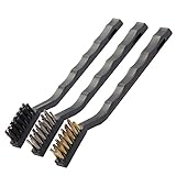 KSEIBI 331635 3本組ブラシセット(ナイロン・ステンレス・真鍮)