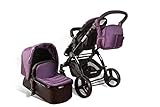 Elleベビーデラックスベビーカーシステム パープル Deluxe