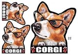 犬ステッカー コーギー22 シール雑貨グッズ