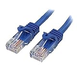 StarTech CAT5Eイーサネットcable10フィート - - パッチケーブル - snaglessのCAT5Eケーブル - ネットワークケーブル - イーサネットケーブル - Cat 5eケーブル - 10フィート 10フィート/ 3メートル 青い